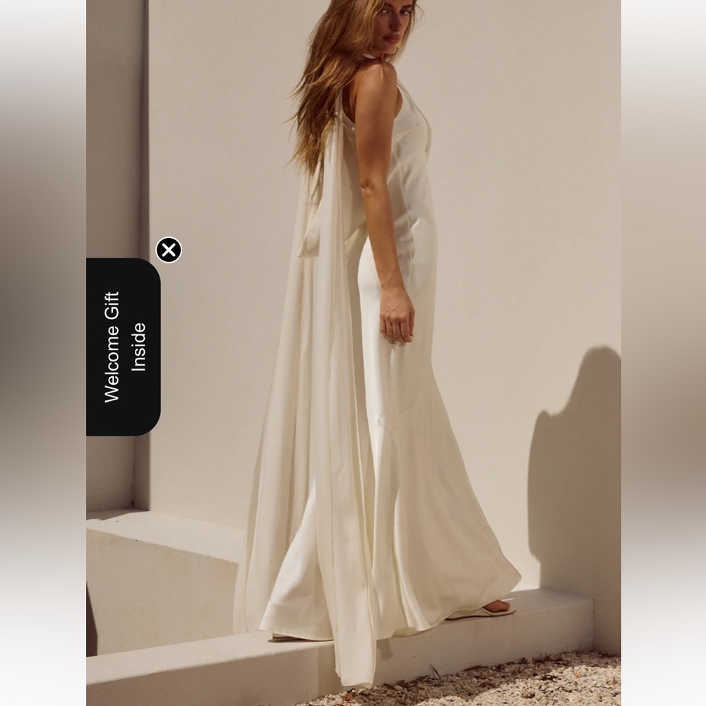 Runaway The Label Gabrielle dress ivory XS NWT - Picture 2 of 4
